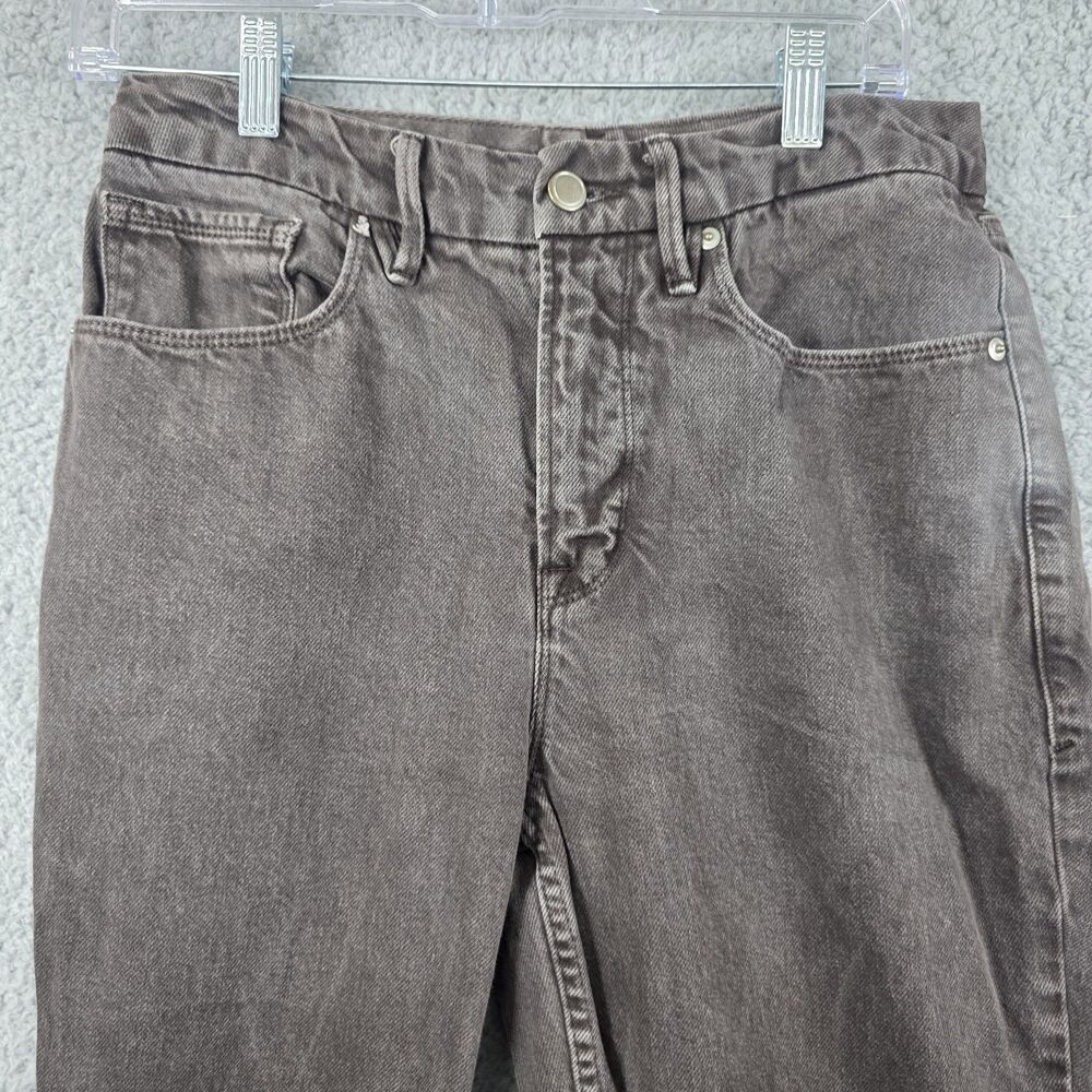 Good American Jeans Womens 4/27 Gray Good Curve Straight High Rise 27 Inseam - Picture 2 of 12